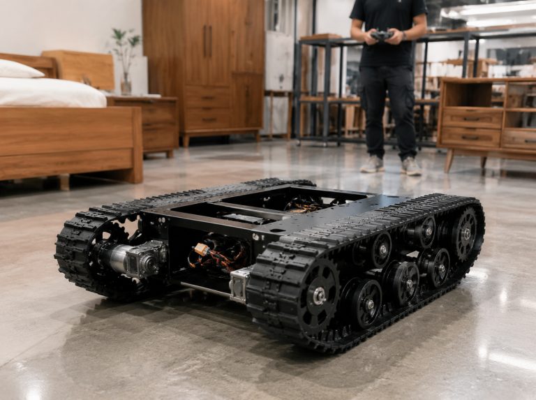 德城区小型电机驱动履带底盘